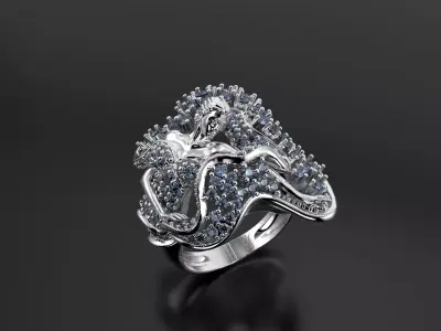 Magerit ring  3D print model