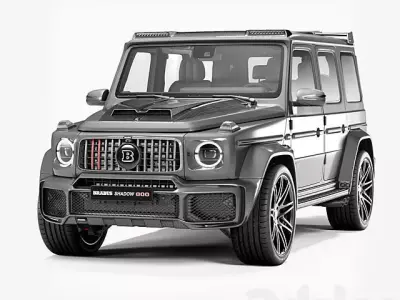 Brabus G-Class 800 2023  High Quality 3D Model 3D model