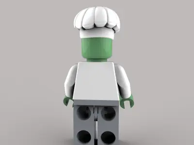 Zombie Chef 3D model