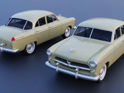 WILLYS AERO 1952 4 Door 3D print model