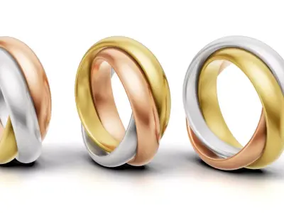 Trinity Ring Large Model 3D print model