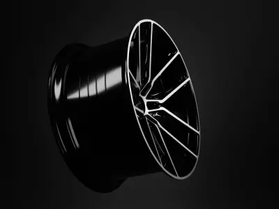 Sport car disk from the wheel 3D model