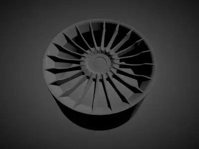 ALPINA CLASSIC 3 scalable and printable rims 3D print model