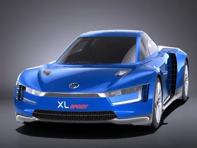 Volkswagen XL Sport 2015 VRAY 3D model