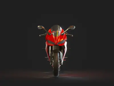 Base model  Ducati Panigale V2 2025 3D model