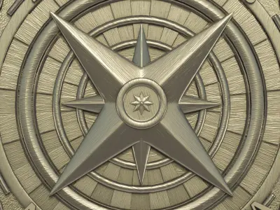 Decorative panel 8 3D model purchase