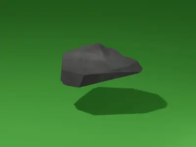 Low Poly Stone Pack Free low-poly 3D model