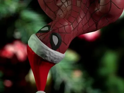 Spiderman Christmas Ornament Free 3D print model