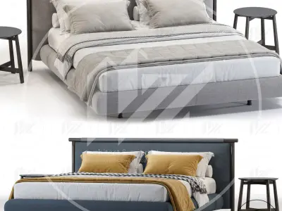 Ditreitalia NATHAN Bed No2 3D model