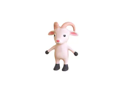 High-Quality 3D Cute Animal Character Pack 01 Low-poly 3D model