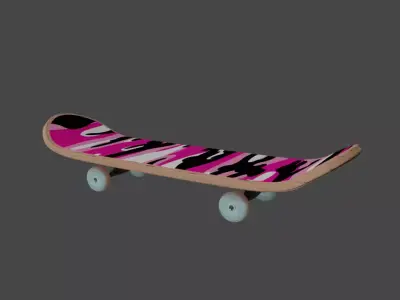 Skateboard model Free 3D model