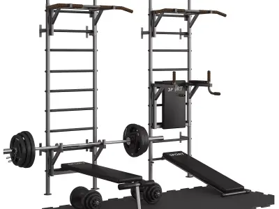 Sport Swedish Wall 3D model