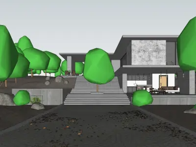 Modern Villa  3D model order