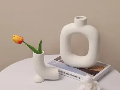  Geometric vases 3D model