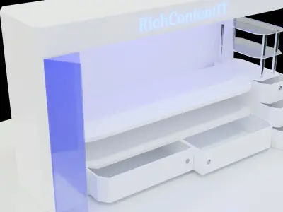 TV Cabinet for 55-inch TV 3D model