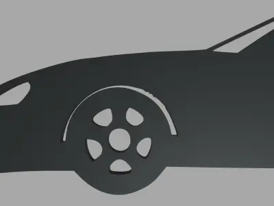 Toyota Supra Mk4 Key Ring 3D print model