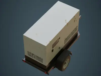 Generator 3B Low-poly 3D model