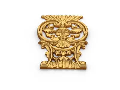 Classic decor ornament 318 3D model