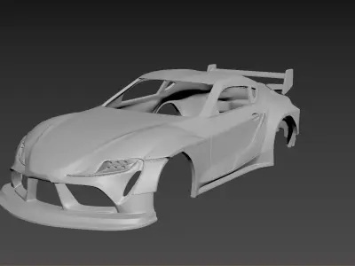 Toyota Supra 2020 Tuning  Body For Print 3D print model