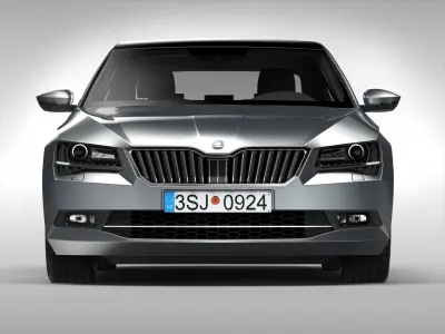 Skoda Superb 2016 3D model