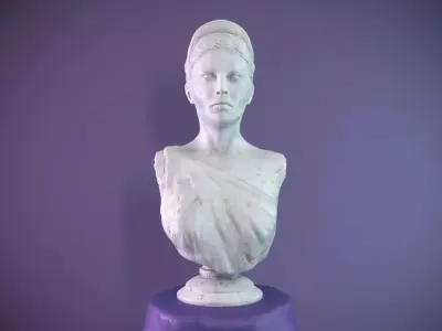 Female Bust Free 3D model