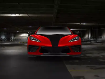 Chevrolet Corvette C8 3D model from CGTrader