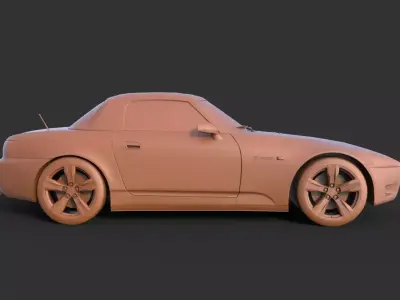Honda S2000 3D print model