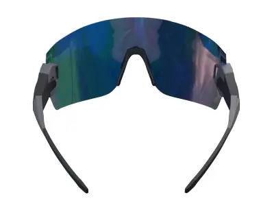 Purple Lens Sports Sunglasses 3D model