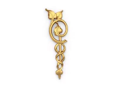 Classic carved decor ornament 501 3D print model