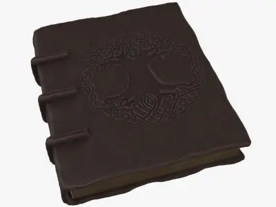 Book Old 2 3D model