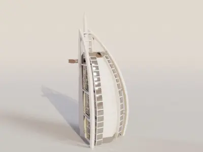 Burj Al Arab 3D model