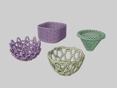 Basket modeling 3D model
