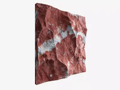 147-RockPanel rock texture 3D model