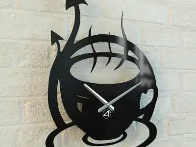 Funny wall clock collection Free 3D model
