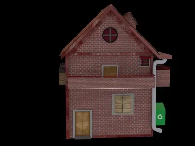 BRICK HOUSE Free 3D model