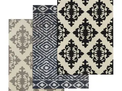 Rug Set 1271 3D model