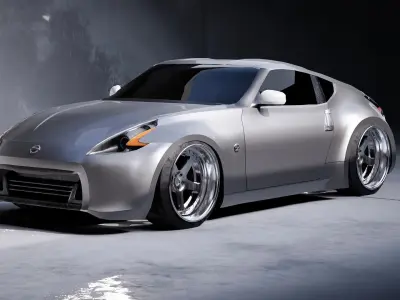 Nissan 370z Low-poly 3D model