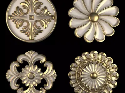 Rosettes 11 3D model