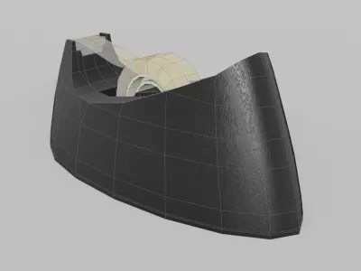 Tape Dispenser Low Poly 3D Model Low-poly 3D model