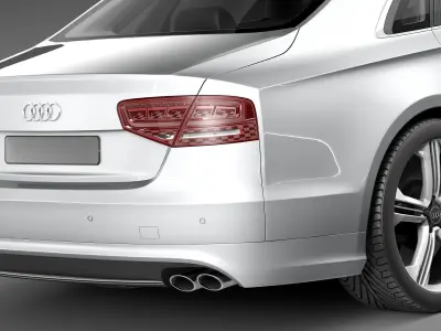 Audi S8 2013 3D model