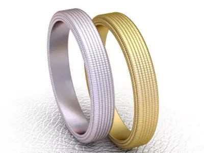 Shop Wedding Ring 3D pendant  3D print model