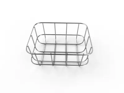 Wire Bin M03 Low-poly 3D model