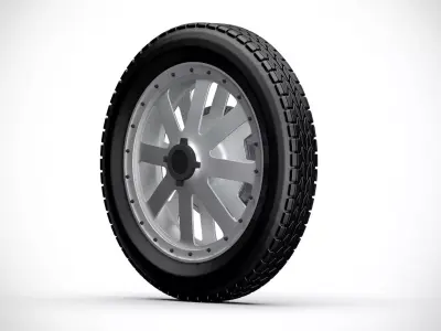 Wheel v10 3D model