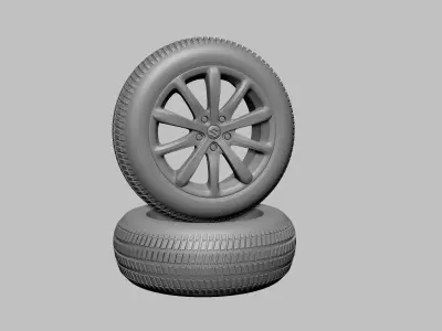 Suzuki Sx4 alloy 3D print model