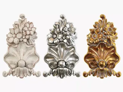 Classic carved 235 3D model