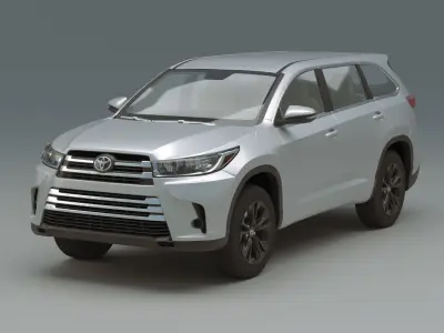 Toyota Highlander LX 2019 3D model