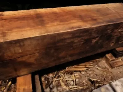 sawed log - Tronco aserrado 3D model