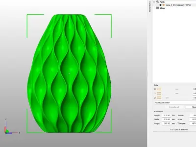Flower Vase-10 3D print model