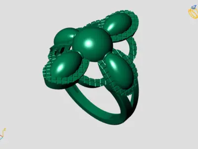Women Plain Ring STL Models Womens Ring 3dmodels 3D print model 3D print model 49