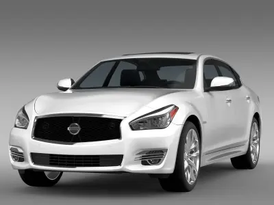 Nissan Fuga Hybrid L Y51 2017 3D model